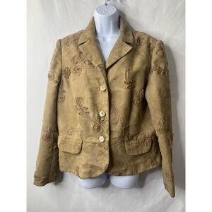 Womens Western Blazer Jacket Size 16 Country Equestrian Bohemian Western Wear